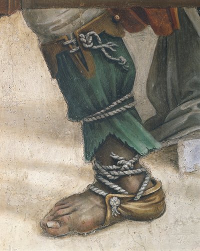 Saint John Evangelist Resuscitating Drusiana (detail) by Filippino Lippi