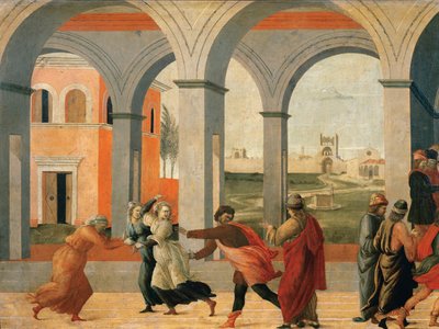 Virginia Taken Prisoner by Roman Governor Appius Claudius by Filippino Lippi