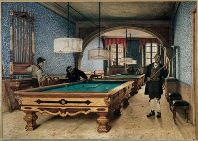 The Billiards Game by Filippo Carcano