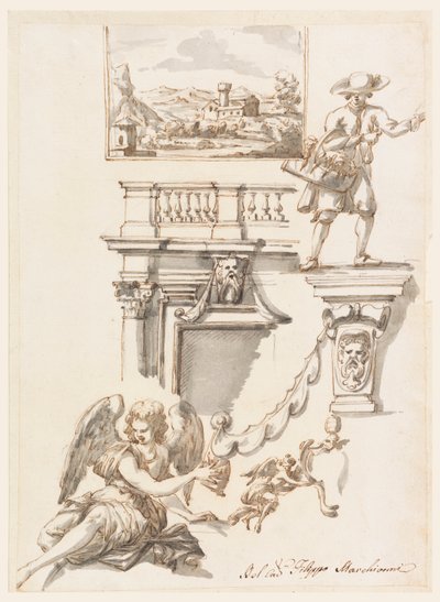 Architecture and Figure Studies by Filippo Marchionni