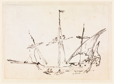 A Sailing Vessel, 1770-1800 by Filippo Marchionni