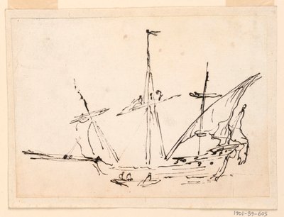 A Sailing Vessel, 1770-1800 by Filippo Marchionni