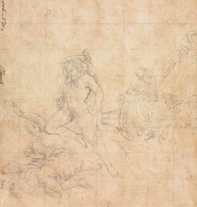 Hercules and the Girdle of Hippolyta by Filippo Napoletano