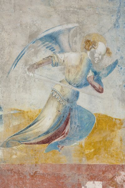 Angel, detail of the Last Judgment, c.1400 (detail) by Filippolo de and Veris da Milano Veris da Milano