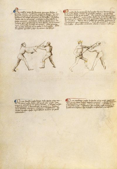 Combat with Sword by Fiore Furlan dei Liberi da Premariacco