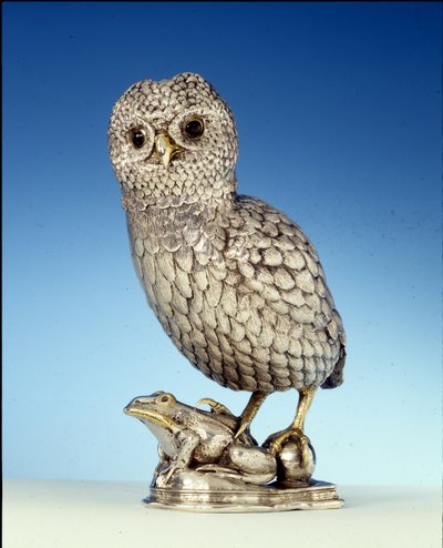 Cup in the form of an owl, Ghent by Flemish School
