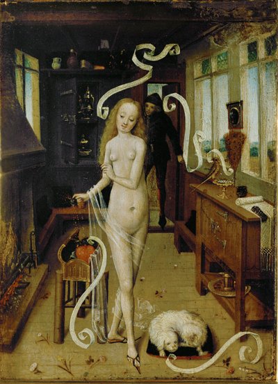 The Love Spell by Flemish School