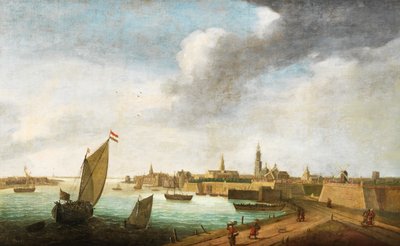 View of Antwerp by Flemish School