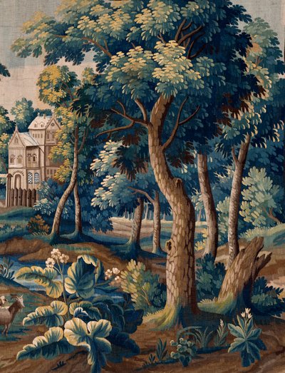 Flemish tapestry. End 17th century. Property of the church Sint-Walburgakerk Oudenaarde. by Flemish School