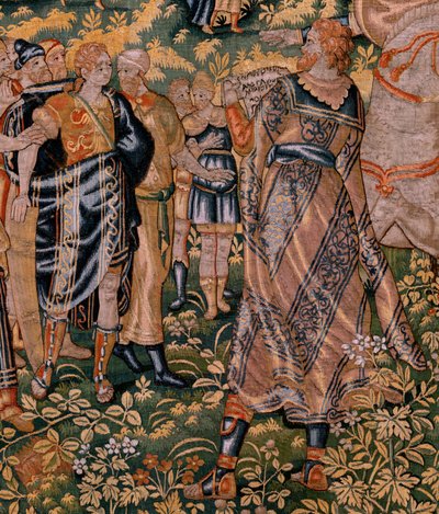 Story of Cyrus. No II Astyages recognizes Cyrus. Ca 1590 by Flemish School