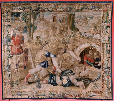 Hercules Captures Cerberus (Series The Labours of Hercules) by Flemish School
