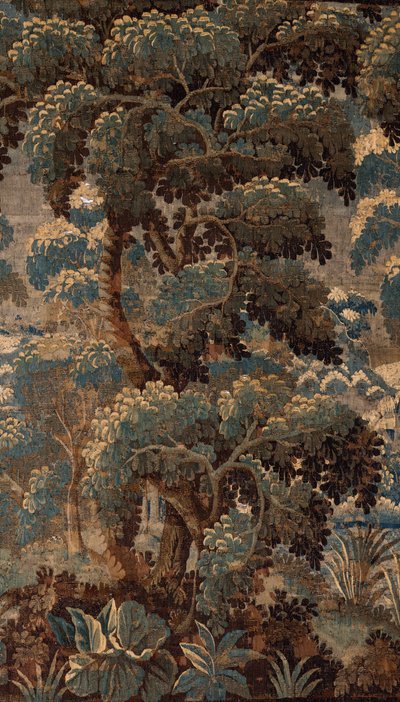 Flemish tapestry. Verdure. End 17th-begin 18th century. Property of the church Sint-Walburgakerk Oudenaarde (Dekenij van de Sint-Walburga) by Flemish School