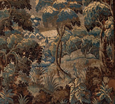 Verdure. End 17th-begin 18th century. by Flemish School