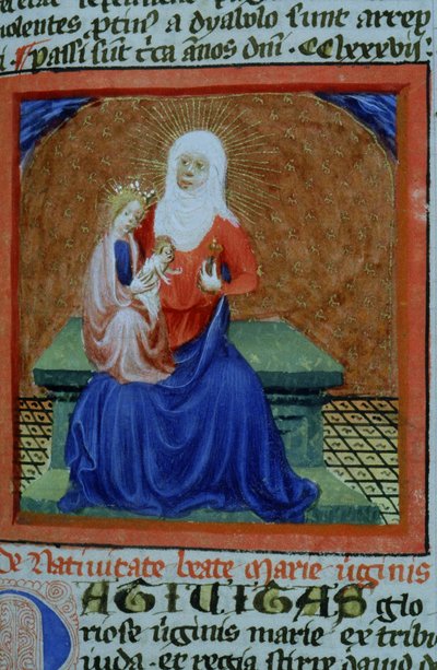 Page from the Golden Legend, Bruges, c.1400-10 by Flemish School