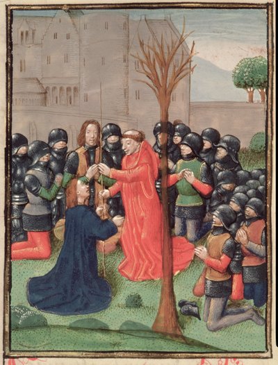The Finding of the Spear with Which Christ Was Pierced, from Estoire d
