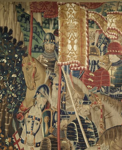 Tapestry Showing the Conquests of King Alfonso V of Portugal (Conquistas de Alfonso V de Portugal), Tournai (Detail) by Flemish School