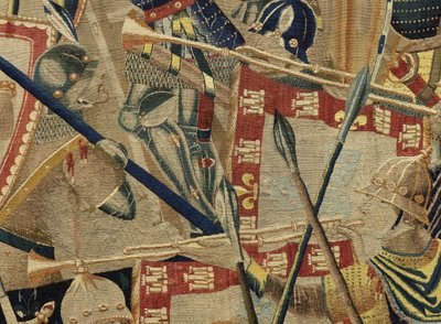 Tapestry showing the Conquests of King Alfonso V of Portugal (detail) by Flemish School