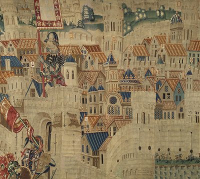 Tapestry showing the Conquests of King Alfonso V of Portugal by Flemish School