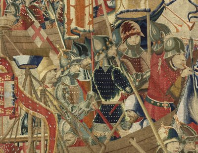 Tapestry showing the Conquests of King Alfonso V of Portugal by Flemish School