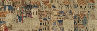 Tapestry showing the Conquests of King Alfonso V of Portugal by Flemish School