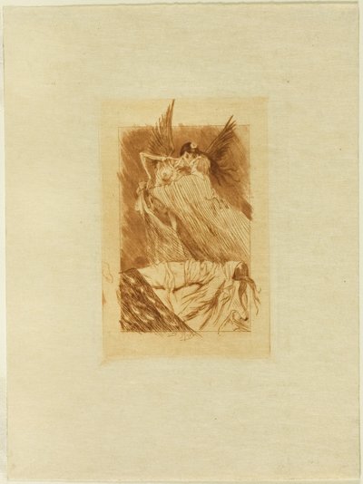 Frontispiece to The Dead Kisses by Félicien Rops