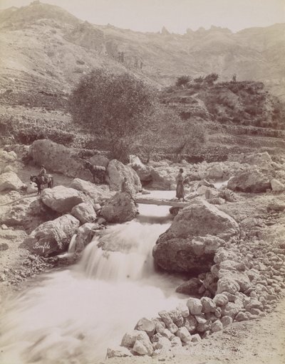Cous du Kadisha, Monte Libon, 1860s-80s by Félix Bonfils