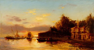 View of Istanbul, Second Half of the 19th century by Félix Ziem