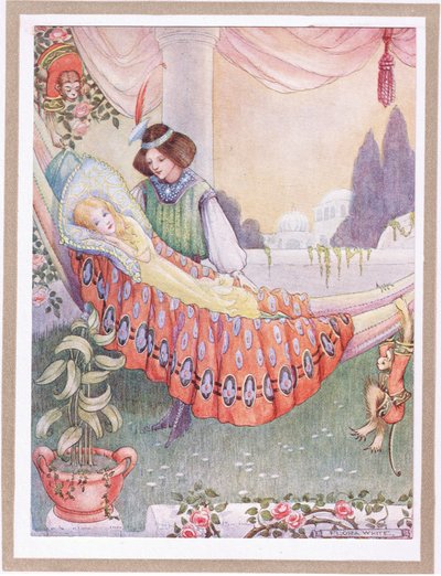 The Princess Put the Maidens into Hammocks by Flora White