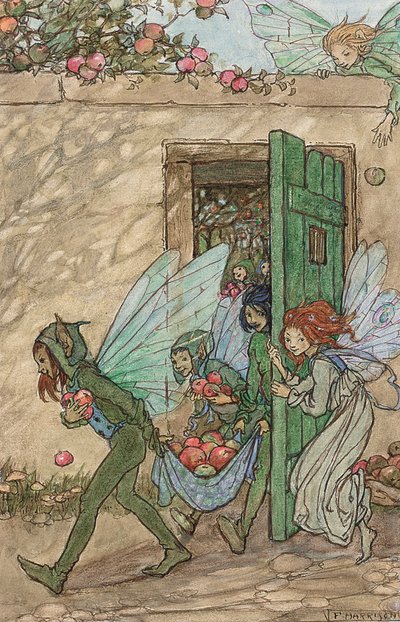 An Illustration for Elfin Song by Florence Harrison