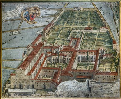View of the Church and the Monastery by Florentine School