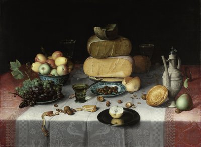 Still Life with Cheese, c.1615 by Floris Claesz. van Dyck