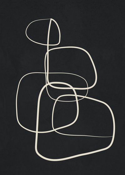 Flowing Organic Shapes by Flow Line