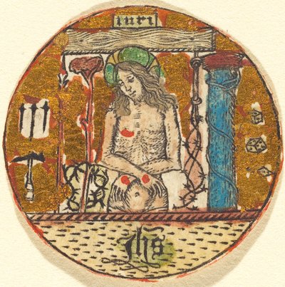 Christ as the Man of Sorrows by Follower of Master E.S.
