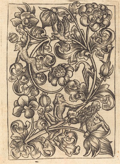 Ornament with Wild Folk by Follower of Master E.S.