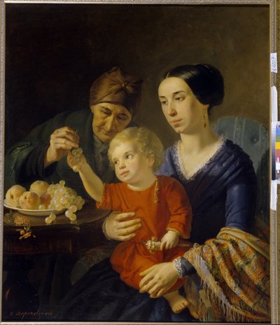 Family Portrait by Foma Gavrilovich Toropov