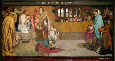 The Baptism of Edwin by Ford Madox Brown