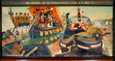 The Opening of the Bridgewater Canal AD 1761 by Ford Madox Brown