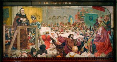 The Trial of Wyclif by Ford Madox Brown