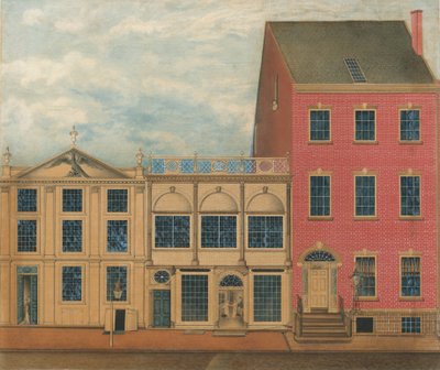 The Shop and Warehouse of Duncan Phyfe, 168-172 Fulton Street, New York City by Formerly attributed to John Rubens Smith