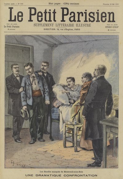 A Dramatic Confrontation: The Masked Bandits of Montreuil-sous-Bois, Paris by Fortune Louis Meaulle