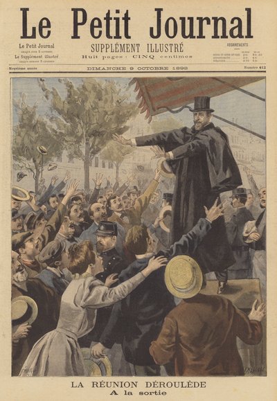 French nationalist politician Paul Deroulede making a speech by Fortune Louis Meaulle
