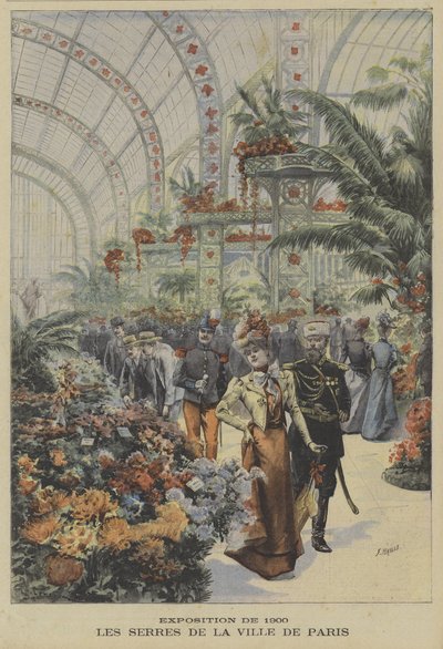 Greenhouses of the City of Paris, Exposition Universelle, 1900 by Fortune Louis Meaulle