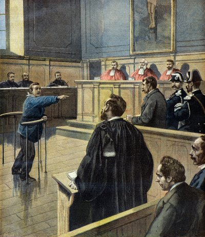 In Court, Eugene Redon Names Alfred Pacotte as the Murderer by Fortune Louis Meaulle