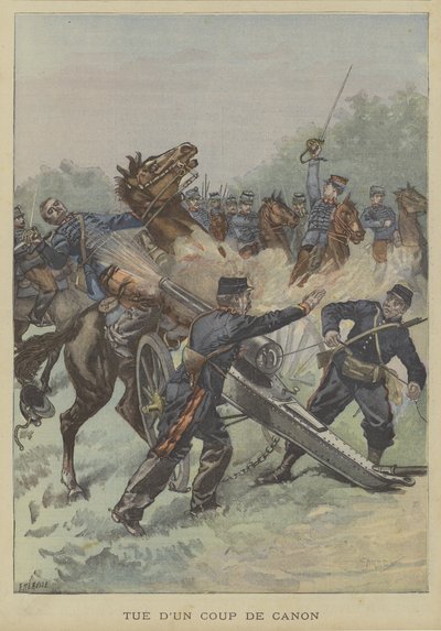 Killed by a Shot from a Cannon by Fortune Louis Meaulle
