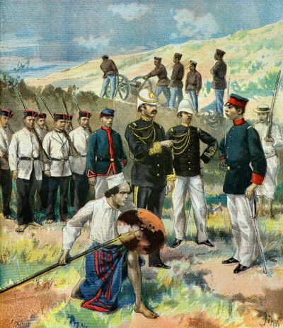 The Hova Army in Madagascar, 1895 by Fortune Louis Meaulle