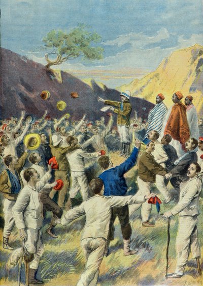 Release of Italian Prisoners During the War in Abyssinia by Fortune Louis Meaulle