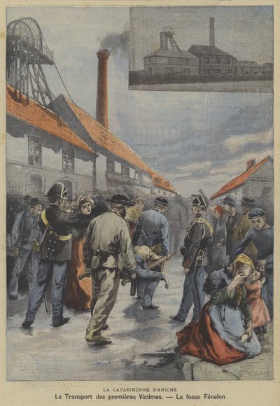 The Aniche Coal Mining Disaster, France by Fortune Louis Meaulle