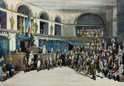 Thermidor, the Fall of Robespierre, Theatre de la Porte Saint Martin by Fortune Louis Meaulle