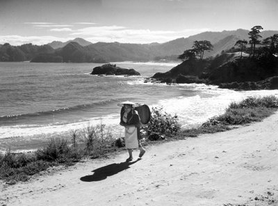 Coast and Peasant Woman by Fosco Maraini