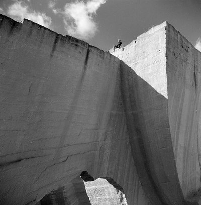 Pozzolan Quarry in Agrigento by Fosco Maraini